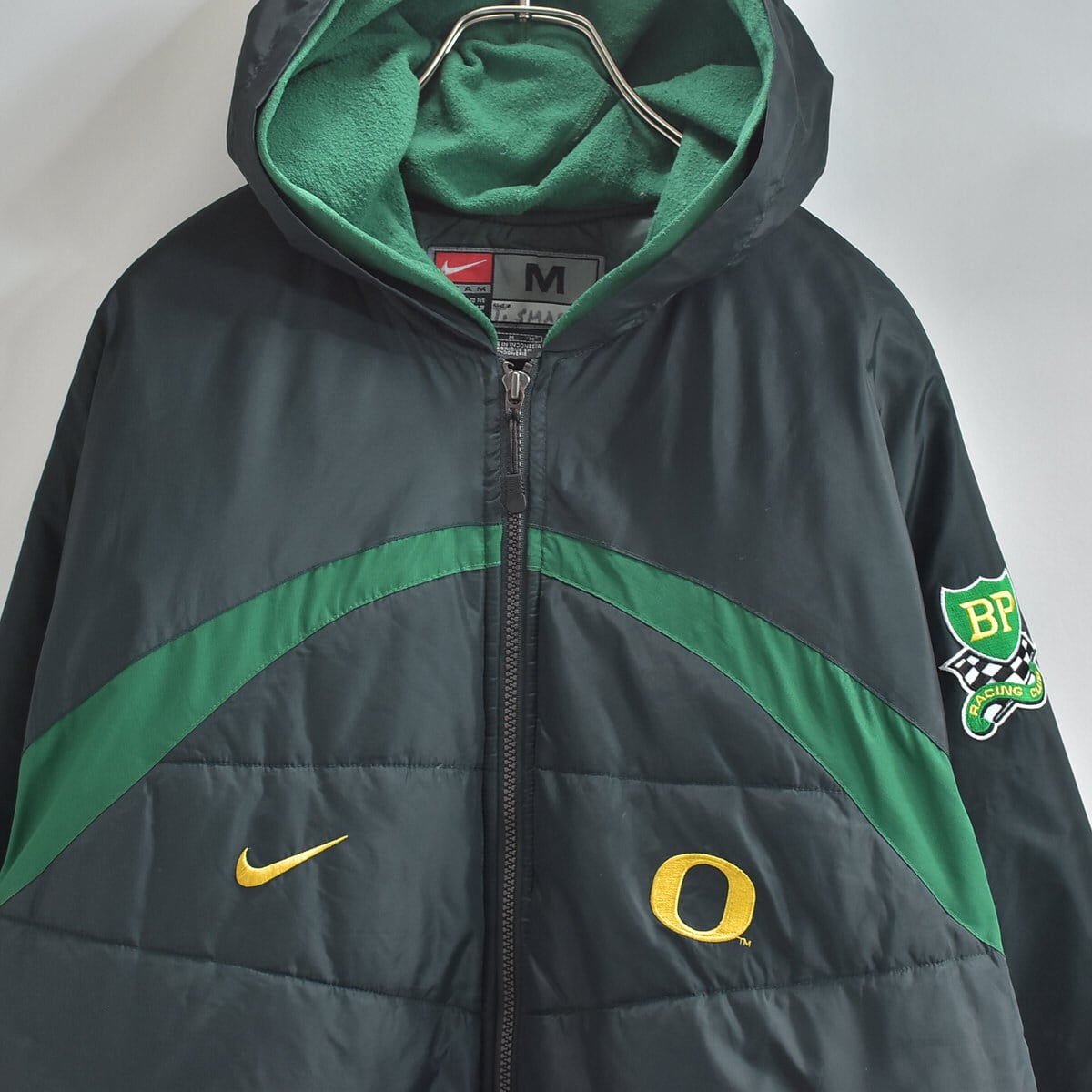 90s～ NIKE TEAM オールドナイキ OREGON ロゴ刺繍 ナイロンジャケット