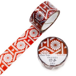 SAIEN ホログラム箔 日本の伝統美 切子(KIRIKO) 菊籠目 20mmクリアテープ SA