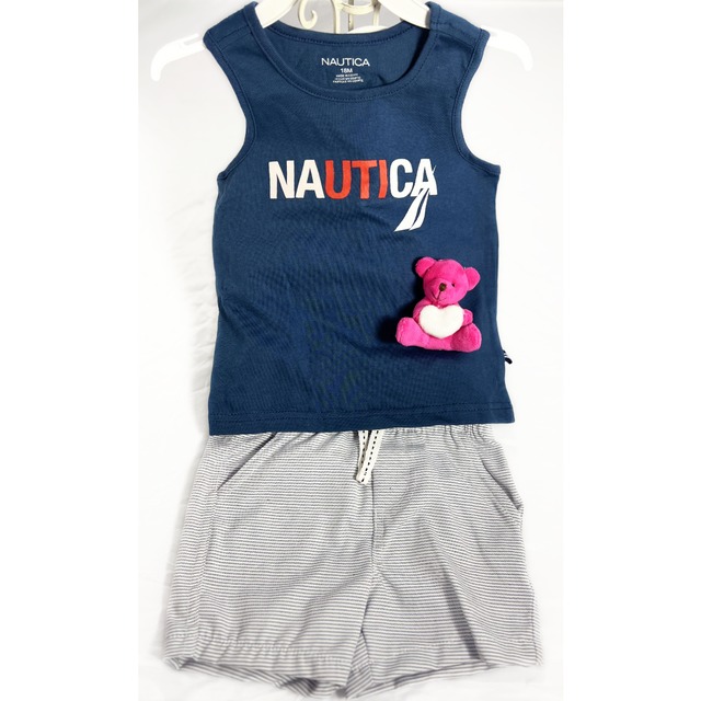 【NAUTICA】Tシャツ（ロゴ・半袖）・ランニング＆パンツ　出産祝い　おしゃれ　ブランド