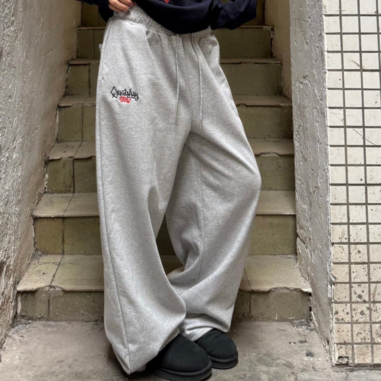 ミニロゴルーズスウェットパンツ 2col R00708