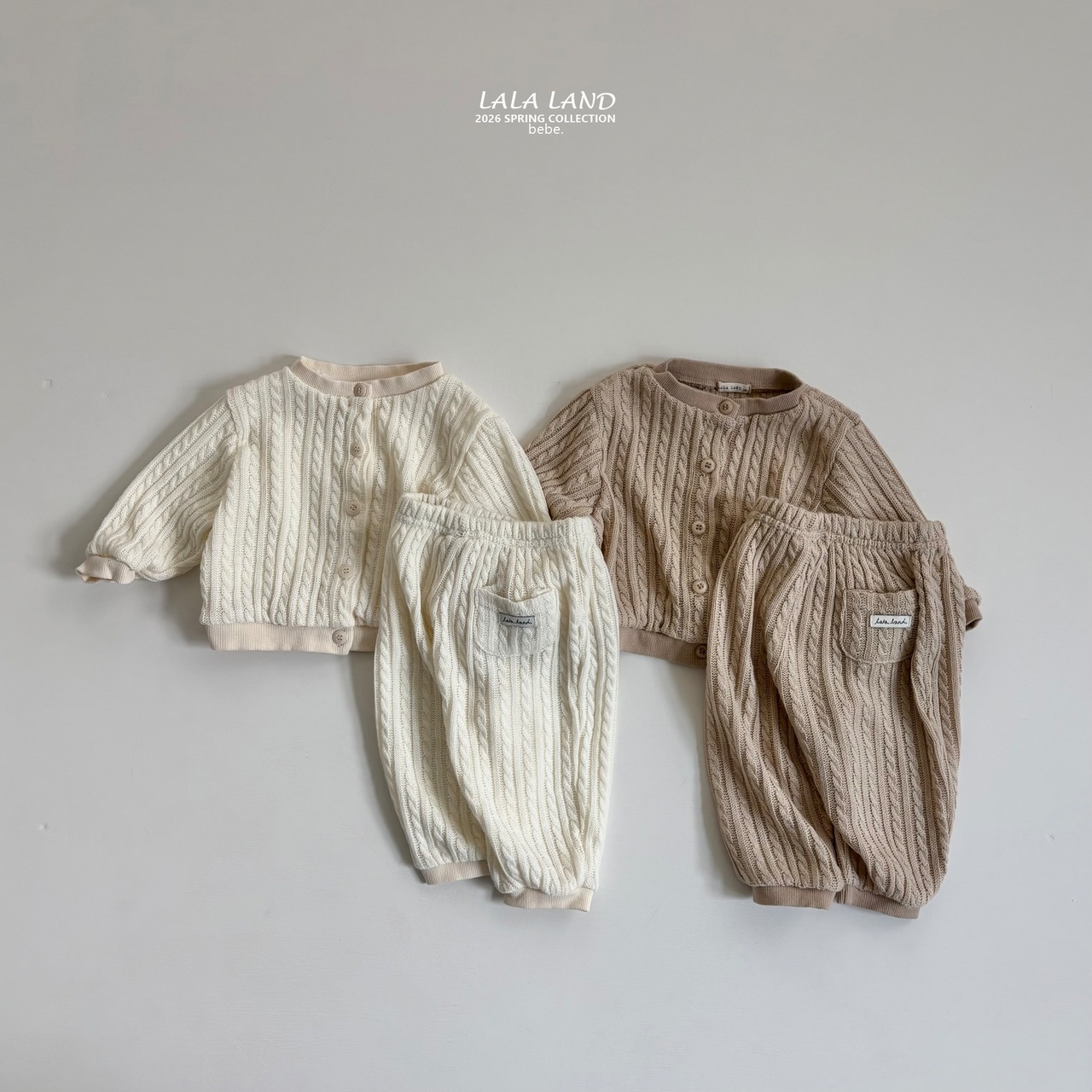 LALALAND 26/SS (Baby)Knit cardigan