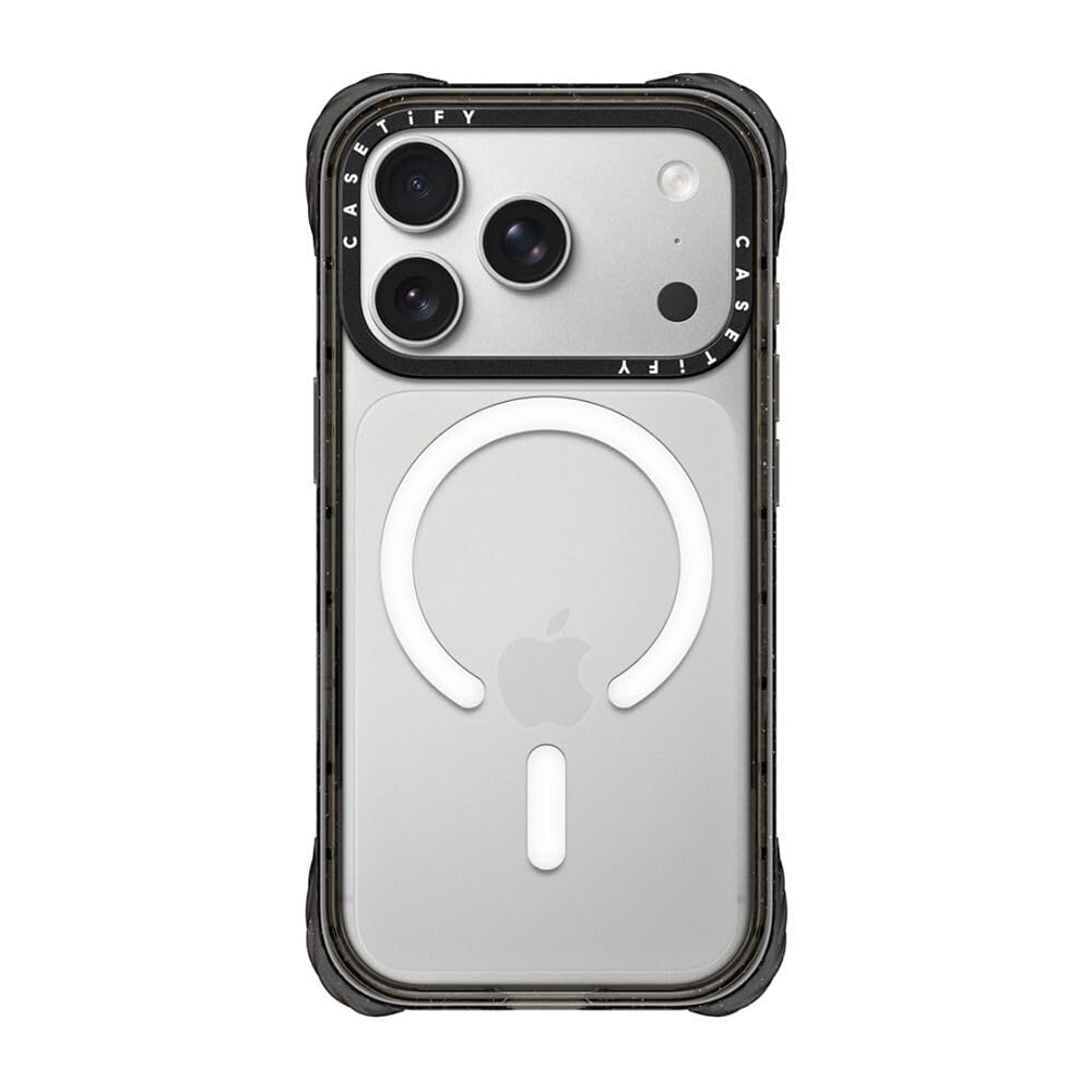 CASETiFY iPhone 18 Pro 用 ケース ウルトラ インパクトMagSafe対応 - ブラック