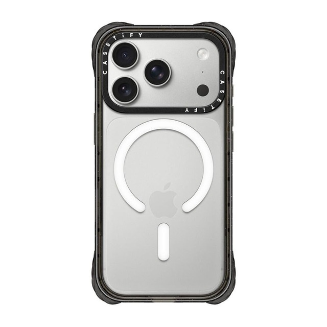 CASETiFY iPhone 18 Pro 用 ケース ウルトラ インパクトMagSafe対応 - ブラック