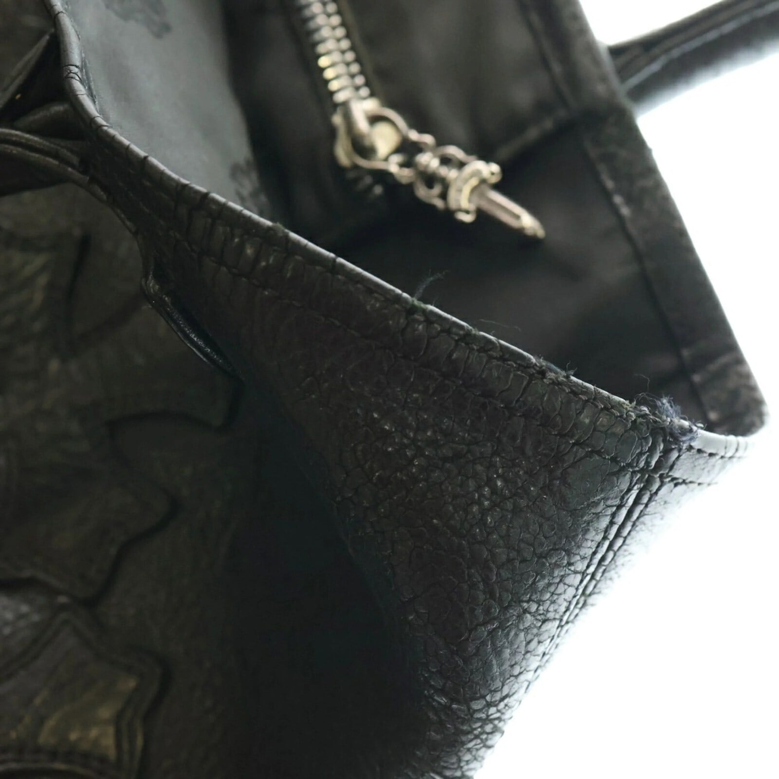 CHROME HEARTS クロムハーツ FS TOTE FSトート 両面セメタリー クロス