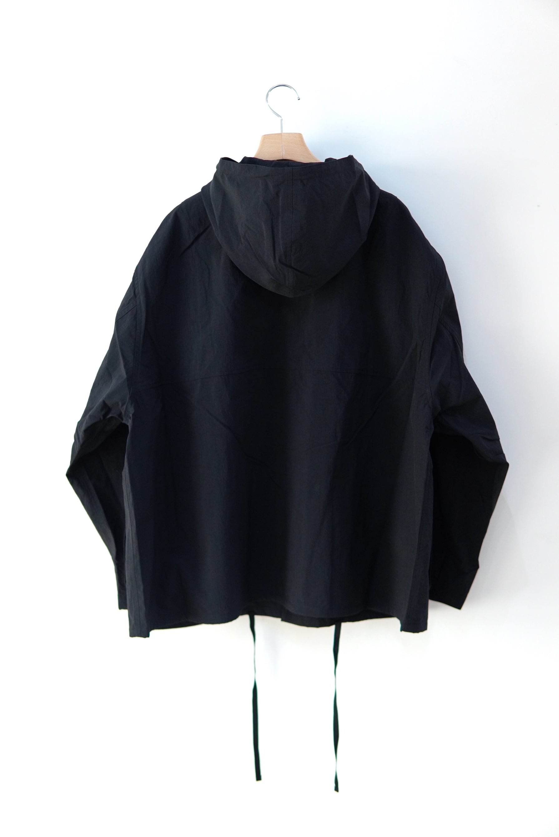 ANCELLM / WRINKLED NYLON OVER HOODIE / ANC-SH110 | POETRY