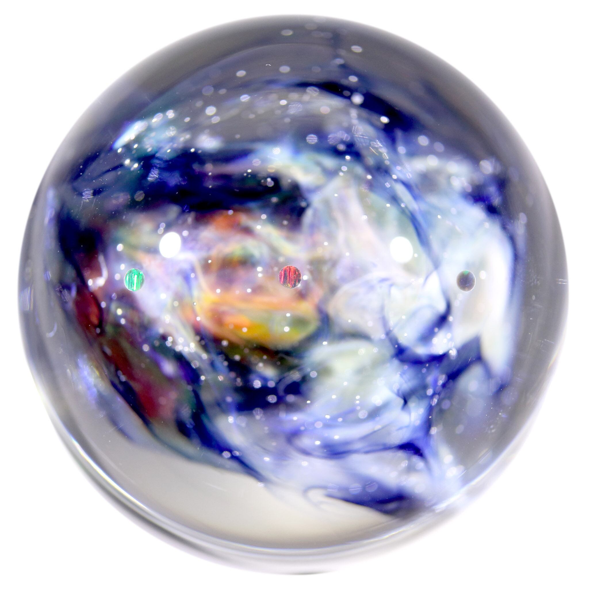 27mm Cross Opal Galaxy Glass Pendant 宇宙ガラスペンダント (螺旋状