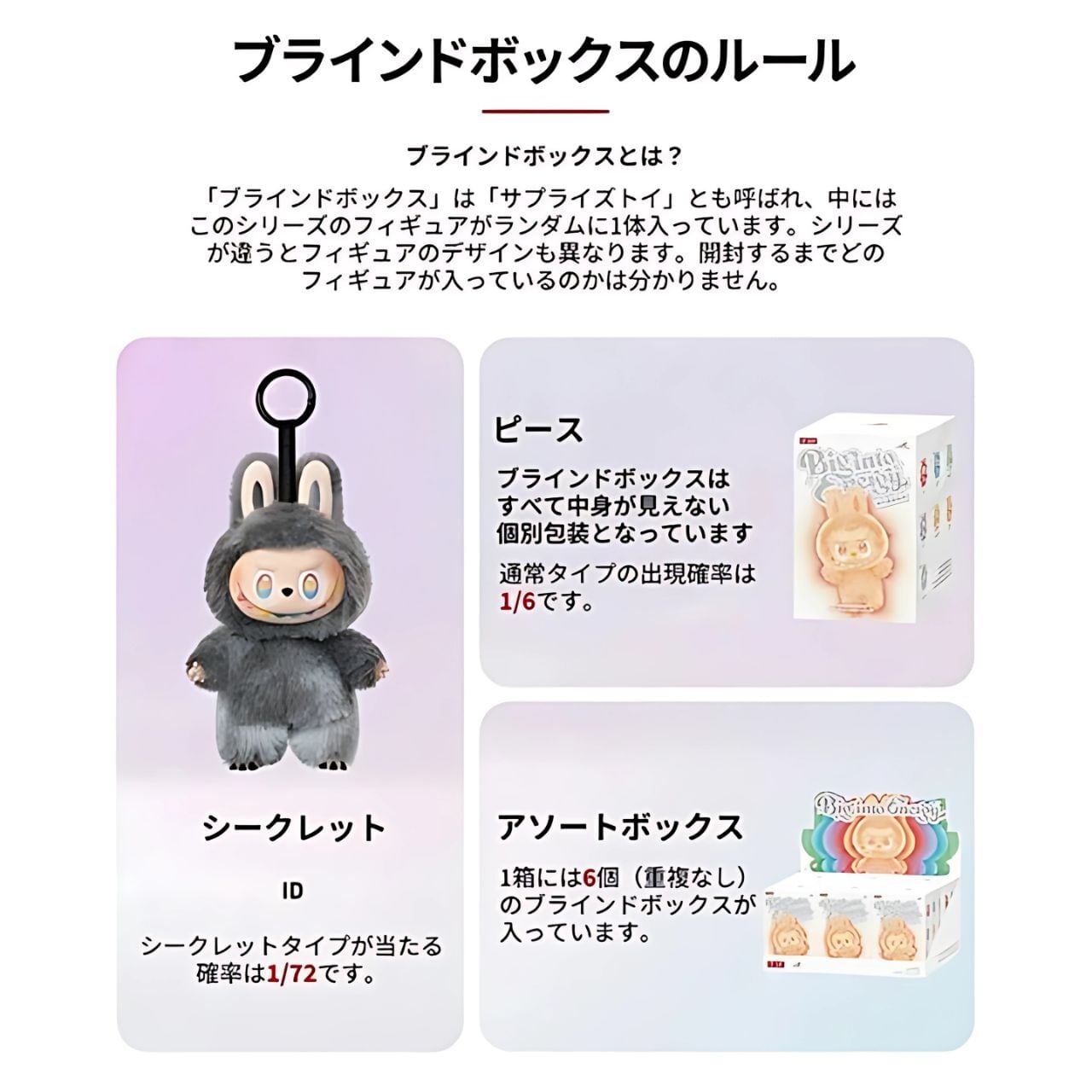 ラブブ【正規品】『単品』 POP MART Labubu THE MONSTERS Big into