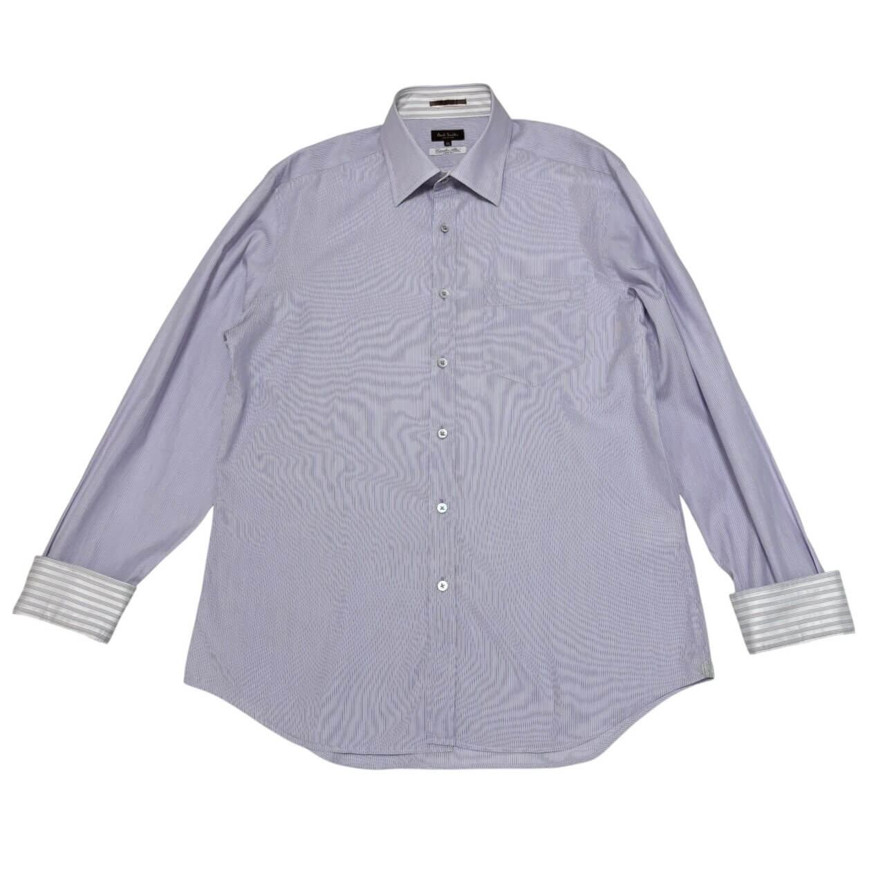 古着 ポールスミス コレクション 長袖シャツ クリーニング済み 紫 Paul Smith COLLECTION メンズ XLサイズ