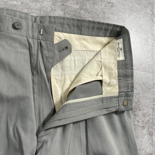 90s BALENCIAGA SPORTS PARIS gray slacks 詳細写真7