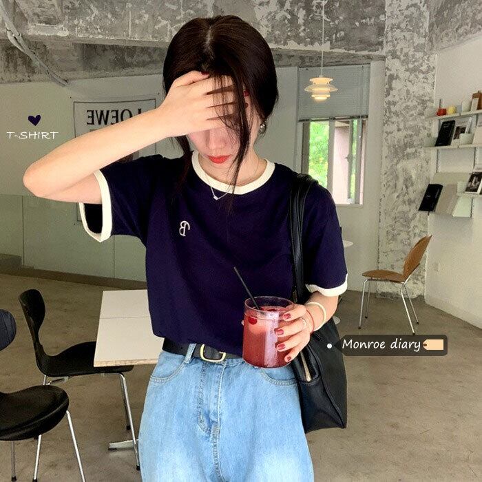カラーカジュアルTシャツ サマールーズ 夏物 モンロー16513450088