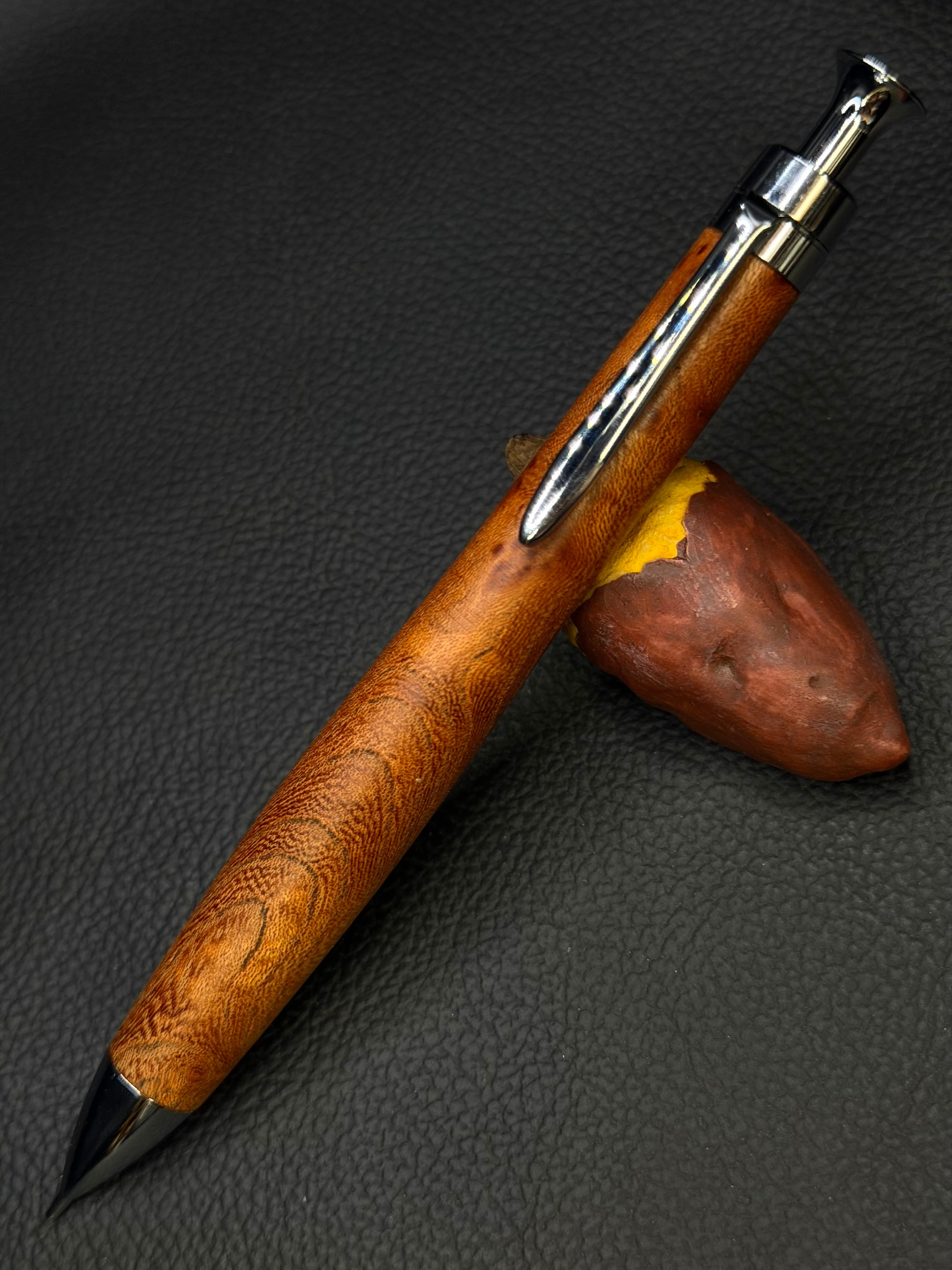 20 極上＋花梨瘤 赤青 シャープペンシル限定 小傷アリ | こぶた工房