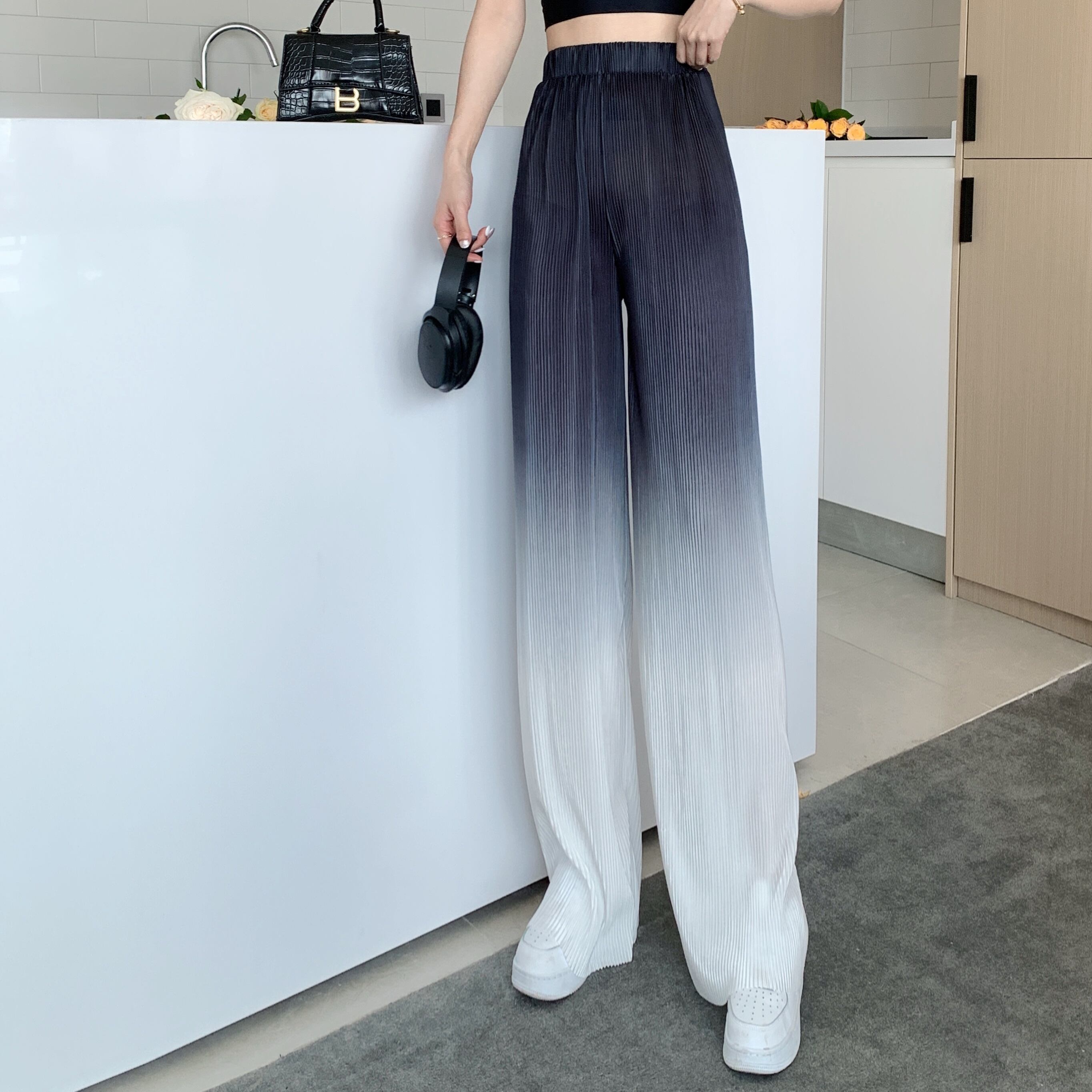 ウェストルーズカジュアルパンツ サマー薄手スタイル 夏物 1号婦人20863781669