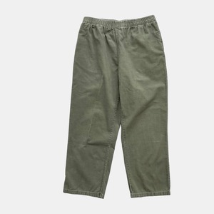 USED 00's BASIC EDITIONS corduroy rubber pants (M) - olive