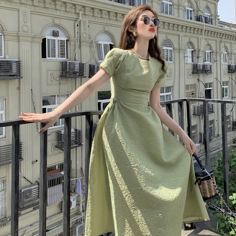 スタイルドレス サマーホルターウェストスカート レース 夏物 レースアップ ガールズファッション29224461092