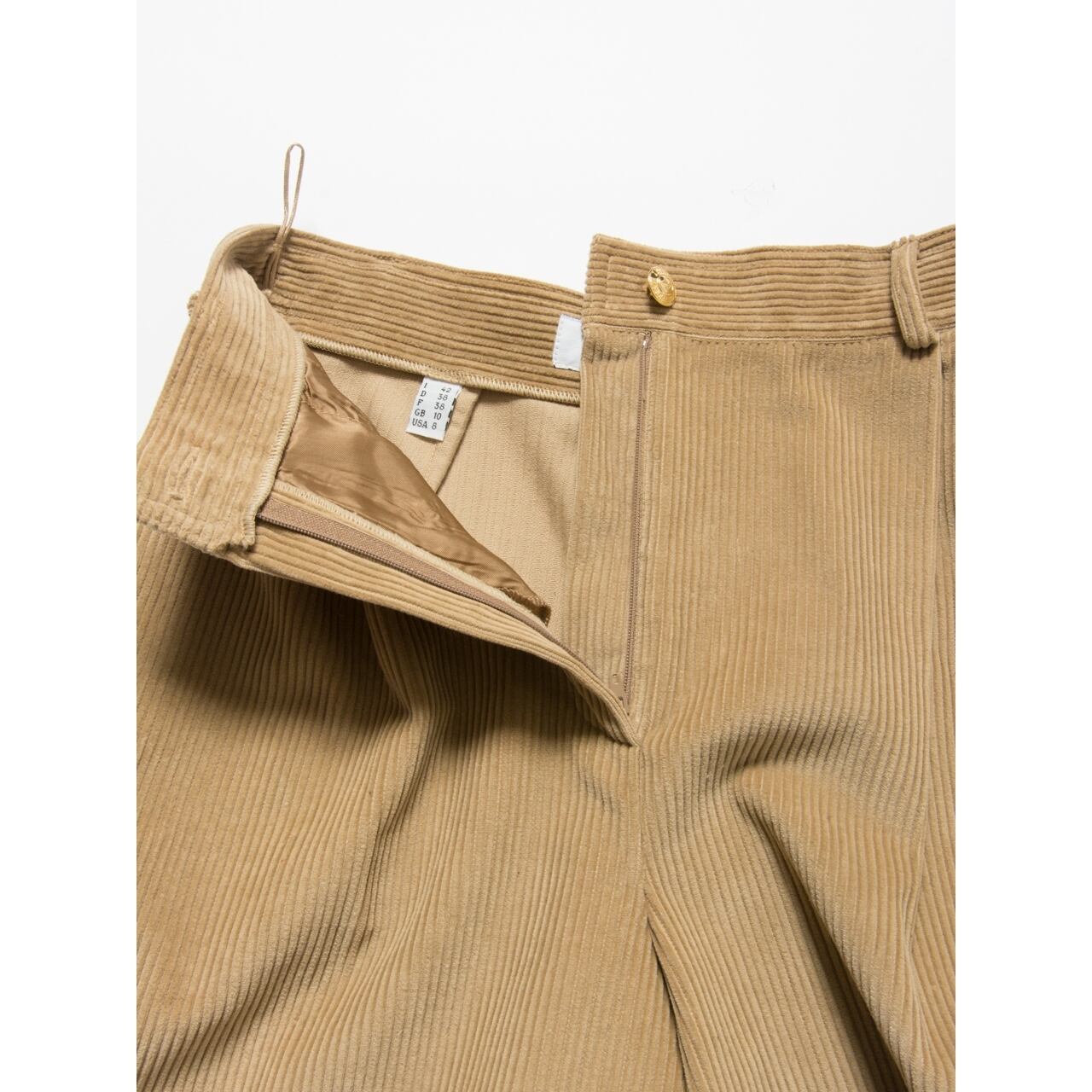 【FERRETTI】Made in Italy corduroy wide shorts（フェレッティ イタリア製 コーデュロイワイドショーツ）3b