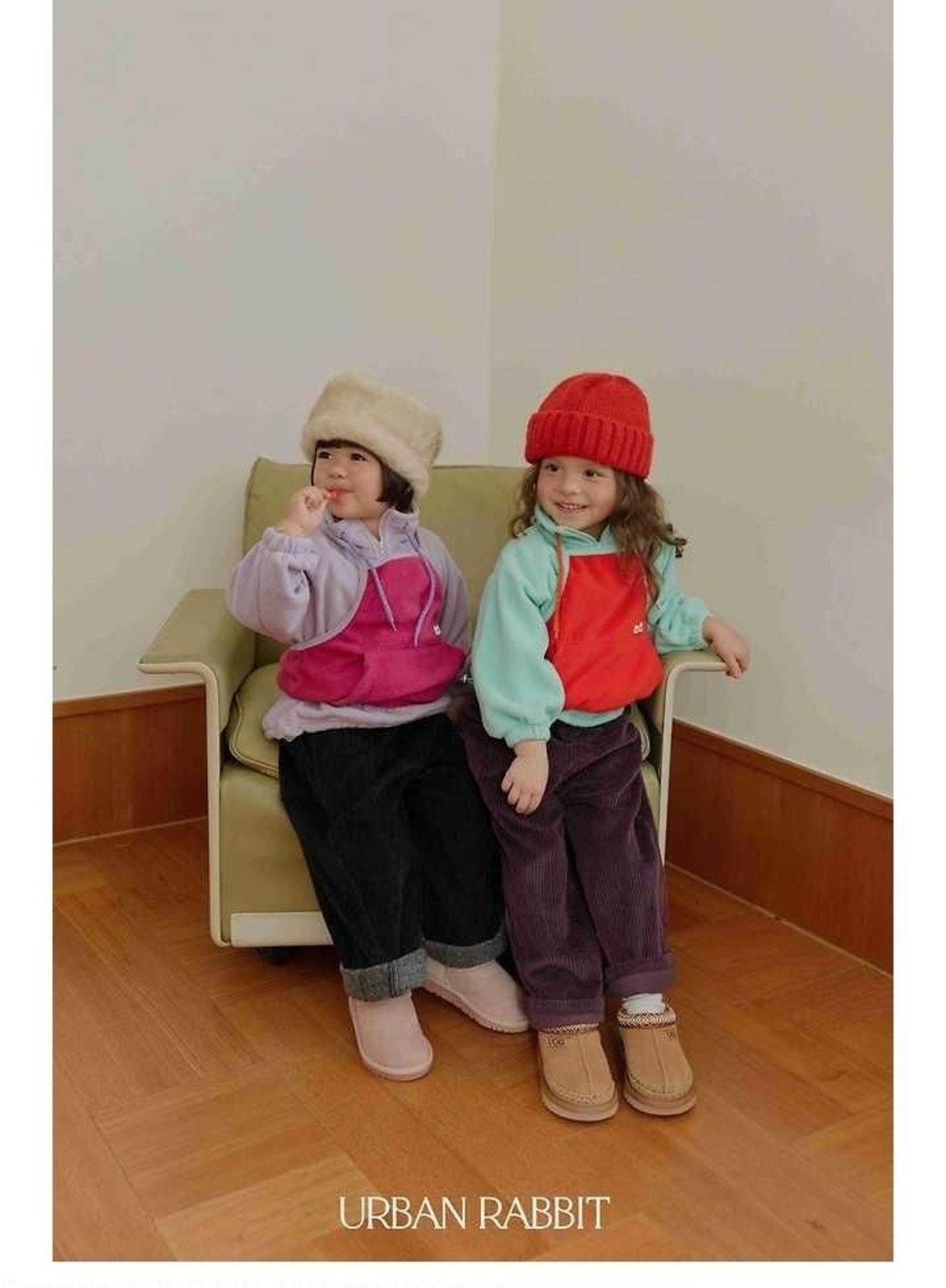 アーバンラビット / URBAN RABBIT / アノラックホルタータンクセット / 韓国子供服 / キッズ / 26winter〖取寄〗*XS~XL*
