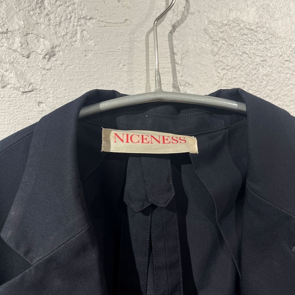 ジャケット・アウター NICENESS GINGER BLACK M テーラードジャケット niceness ginger m black