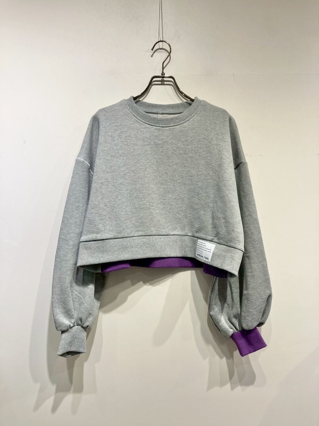 MARECHAL TERRE バックラインショートトップス