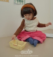 【取寄】CHIP ボンボンヘアバンド|秋服|韓国子供服|26/AT