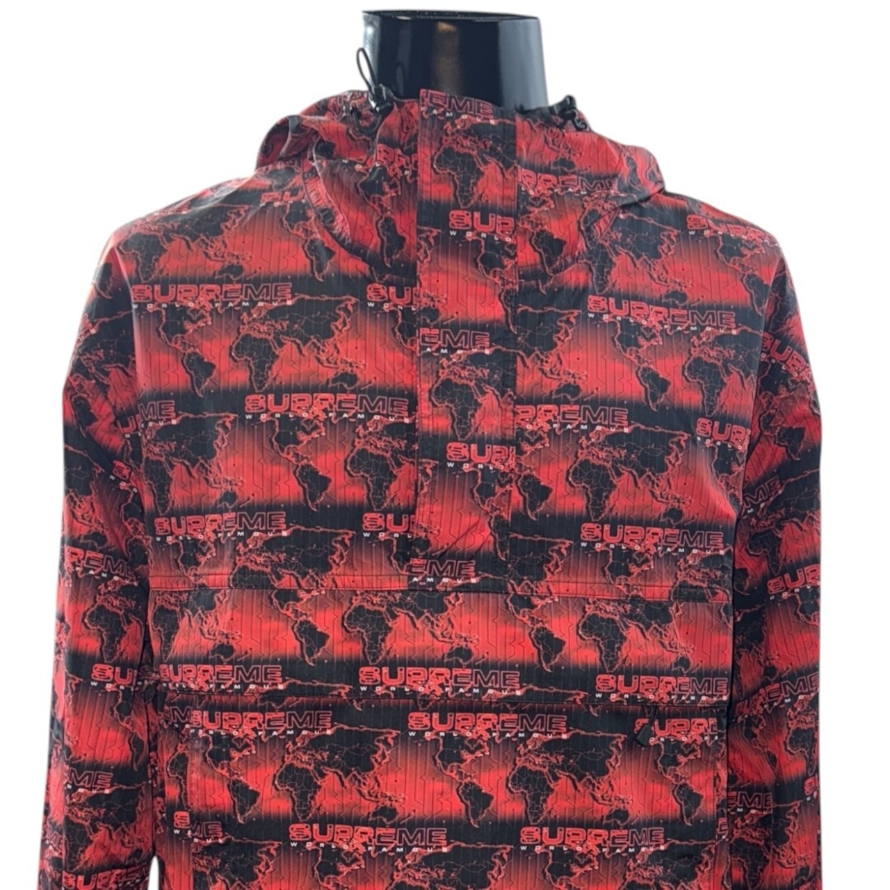 【SUPREME】シュプリーム 18SS World Famous Taped Hooded ナイロンジャケット