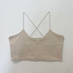 Cross Cami / Beige