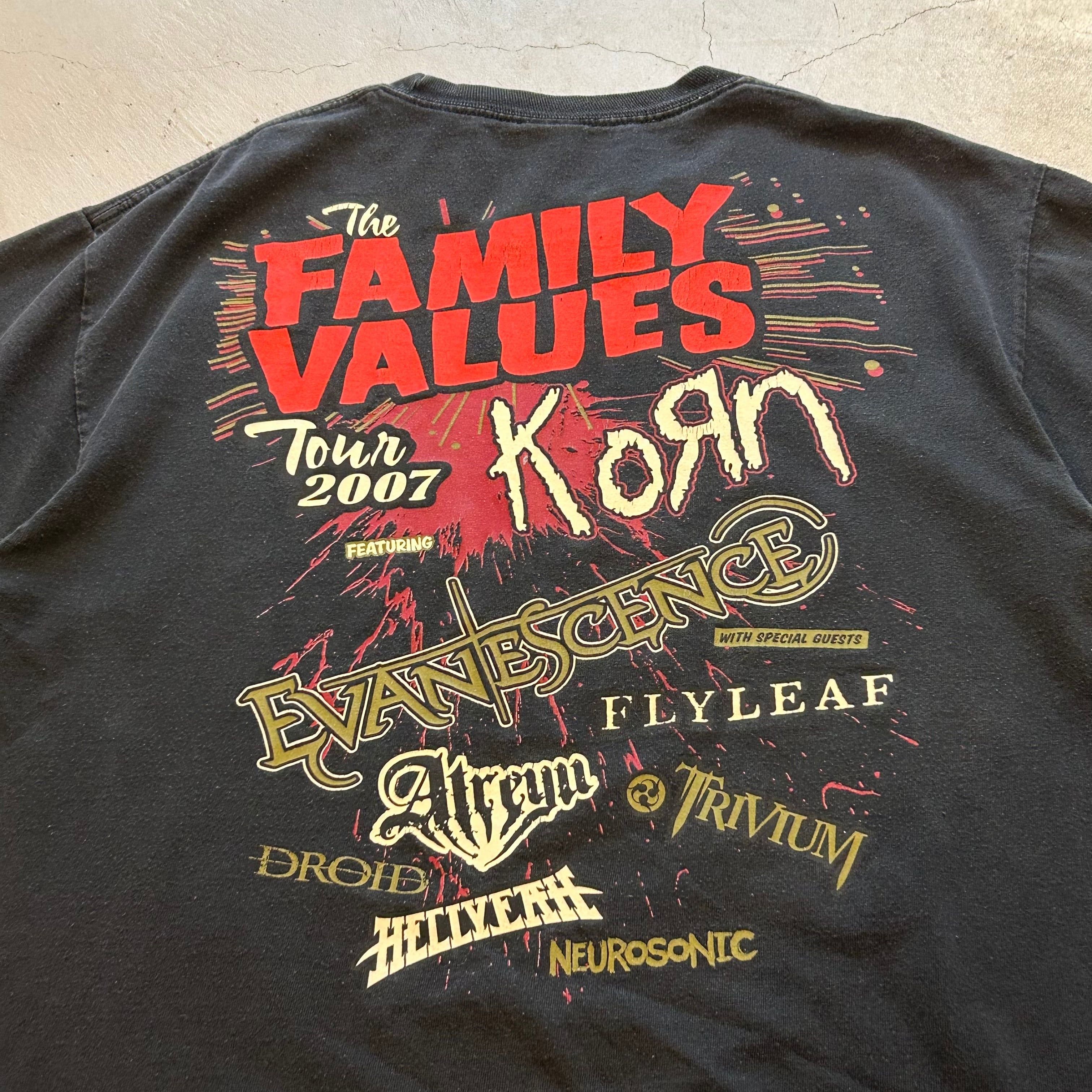 00s Korn The FAMILY VALUES tour t-shirt【高円寺店】 | What