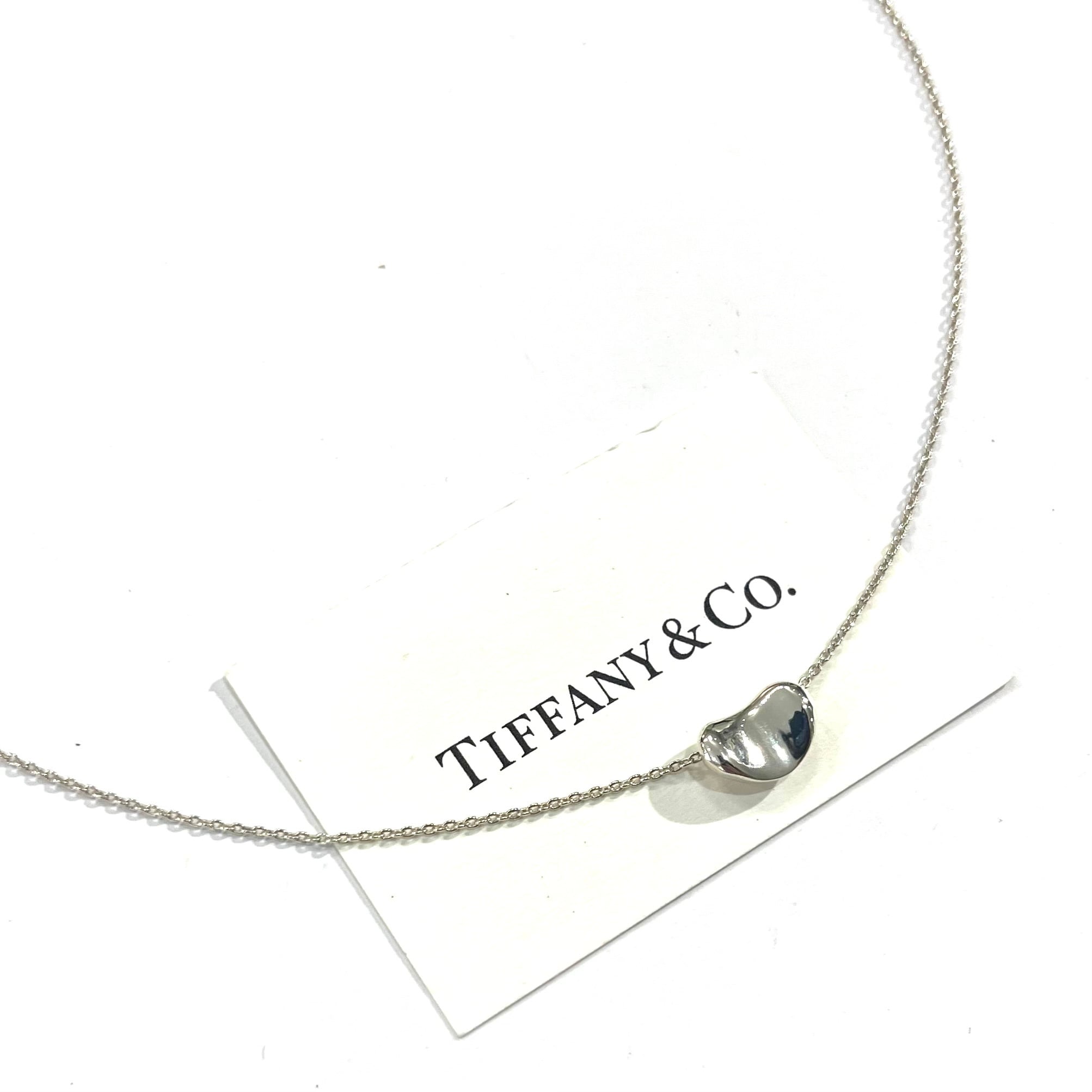 TIFFANY&CO.】2769 幸福ミニビーン ネックレス／Elsa Peretti／自然美