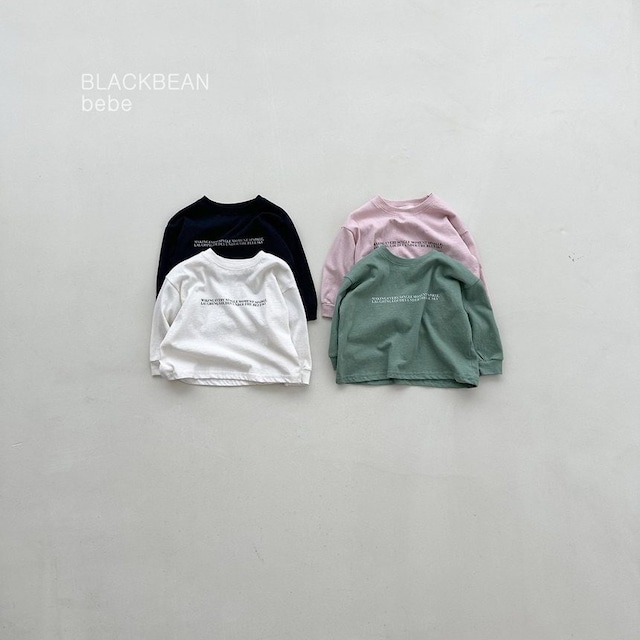【取寄】blackbean|sky bebe tee|スカイベベT|S-M|baby|26 autumn