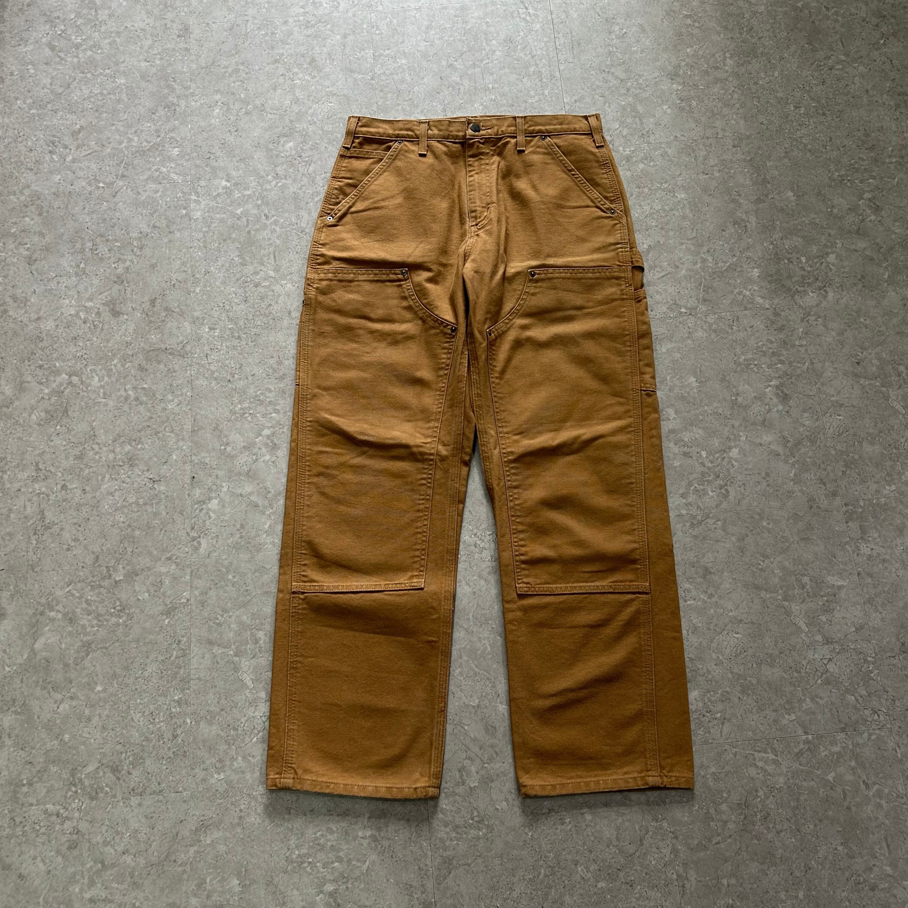 2015s Carhartt double knee duck pants "brown"【仙台店】
