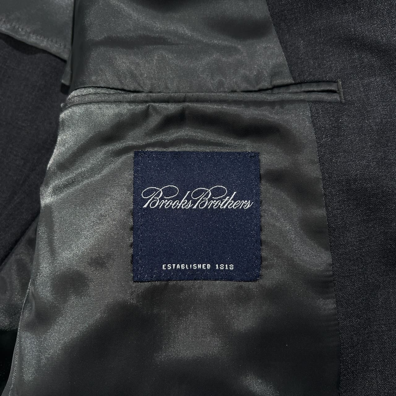 Brooks Brothers ブルックスブラザーズ セットアップ 2B スーツ ストレッチ 38REG/32W /チャコールグレー/上下セット/メンズ