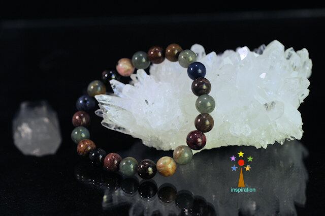 天然　舒俱来(スギライト)マルチカラーパワーストーンブレスレットAB941 天然 舒俱来(スギライト)マルチカラーパワーストーンブレスレットAB941