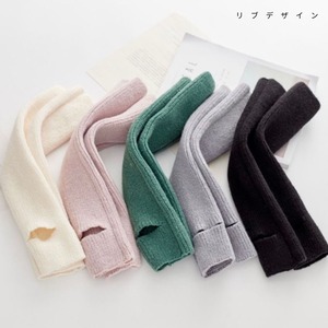 Solid Color Half Finger Glove <16colors>