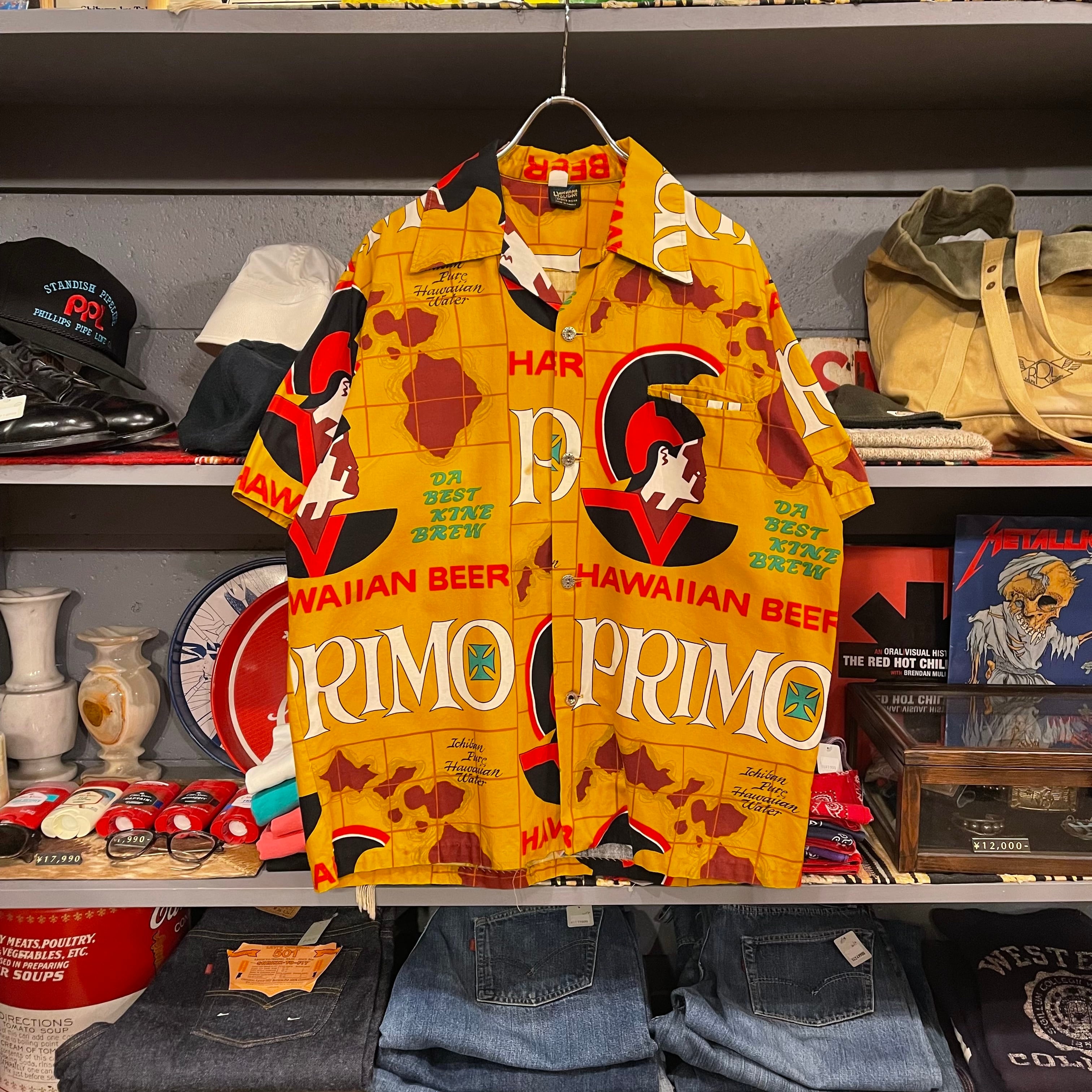ビンテージ ビール Tシャツ アロハシャツ Primo