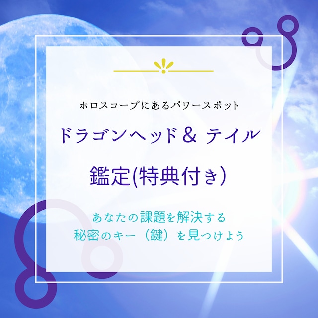 ドラゴンヘッド＆テイル鑑定（特典付き）