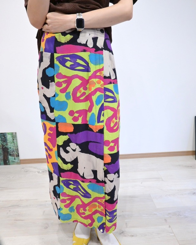 RAYON WRAP SKIRT