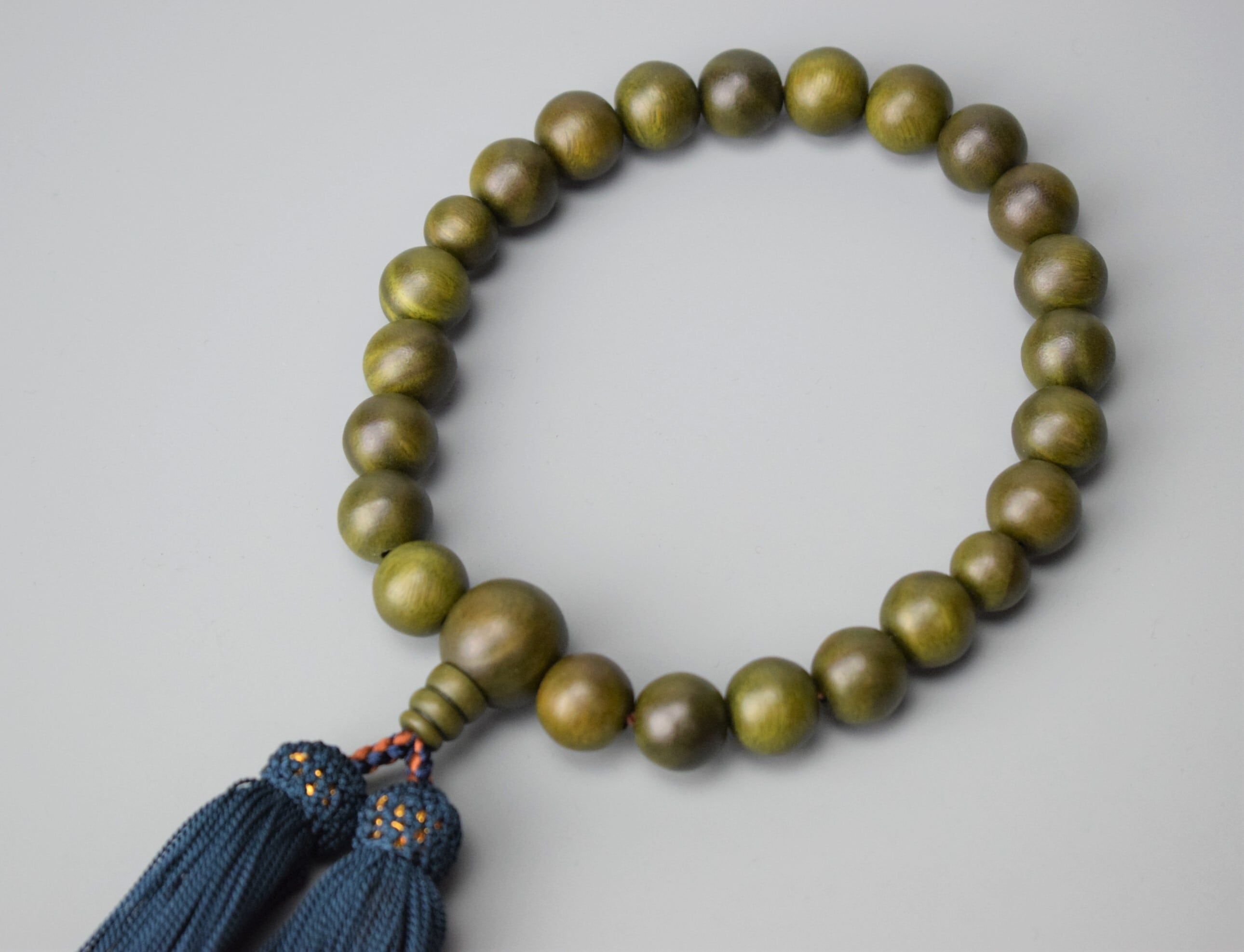 腕輪念珠 ブレスレット ヤシ 虎眼石