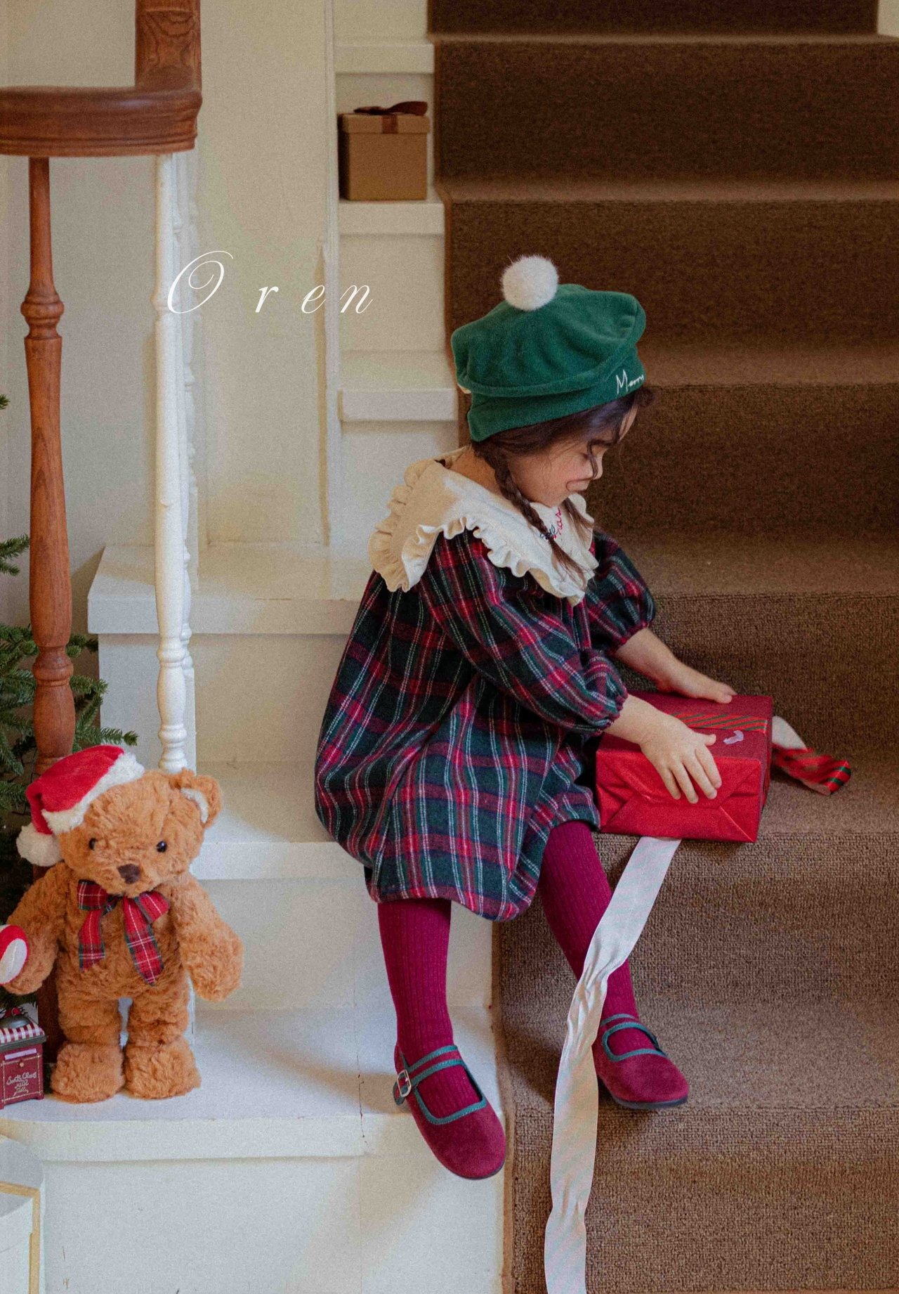 Oren X-mas［取寄］eve check onepiece