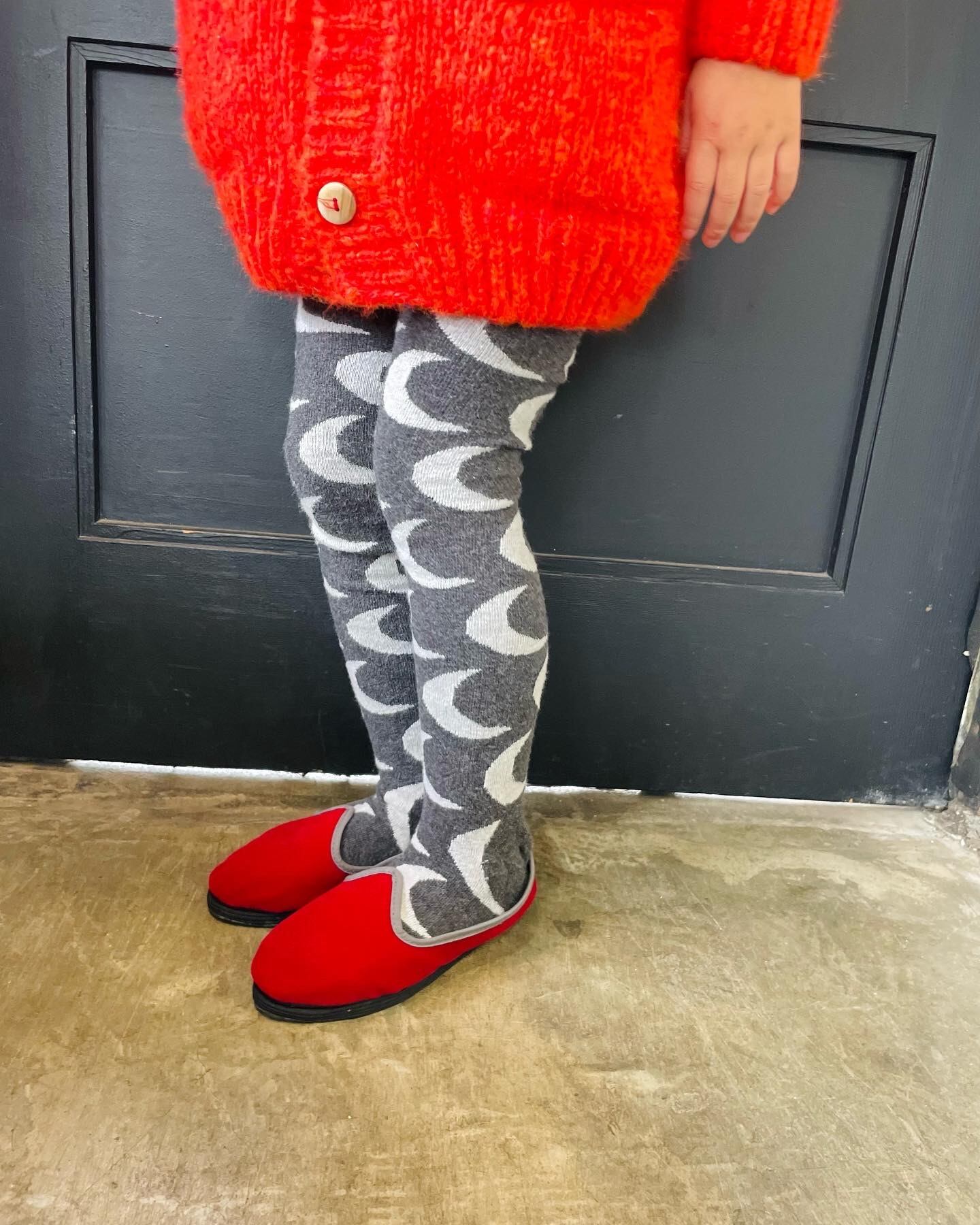 Lila Fleur】Slip On Shoes Kids-Red I AM