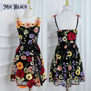 ブラッシュ・ペタル　フラワーキャミドレス　M25205