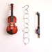 ヴァイオリン、ヴィオラ弦のモダンなチェーンピアス  V-012   Violin string's chain pierce　