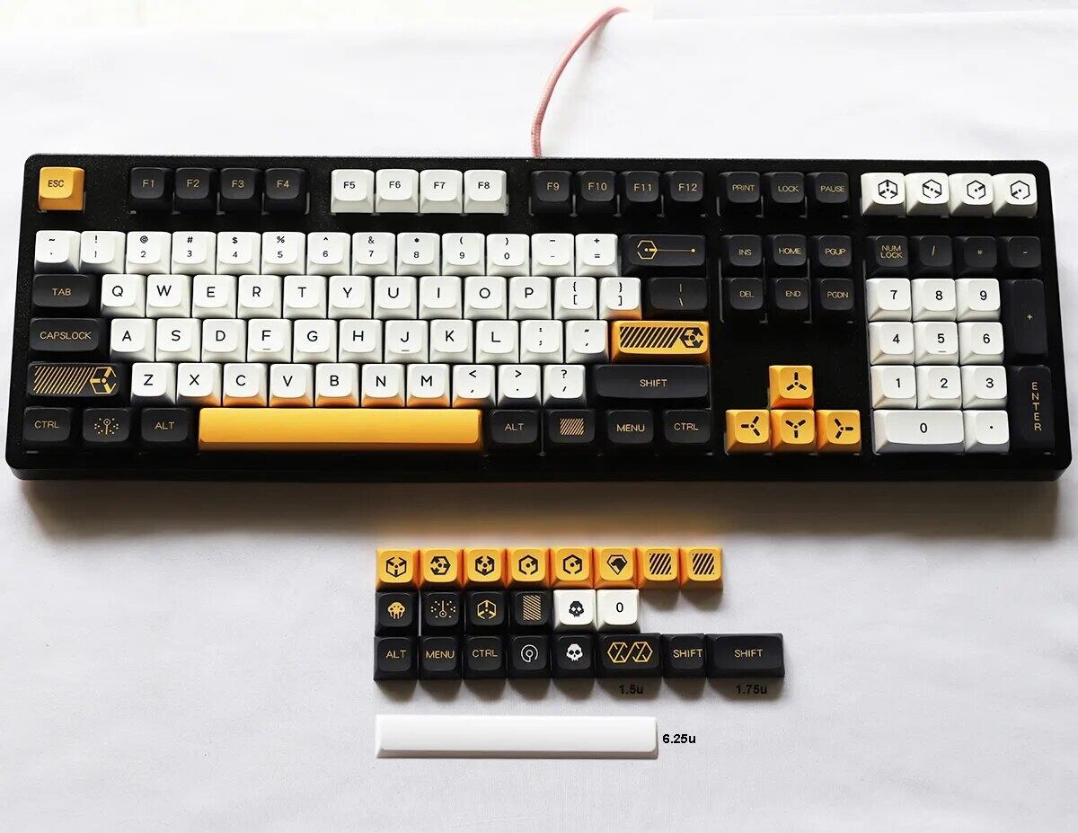 キーキャップ XDA XDAL DSA 130キー PBT ANSI 英語配列 メカニカル