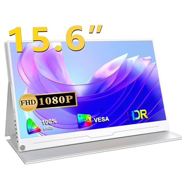 LivElect 15.6インチ デュアルモバイルモニター【360°回転モバイル