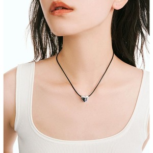 Silver Love Sweet Cool Clavicle Necklace