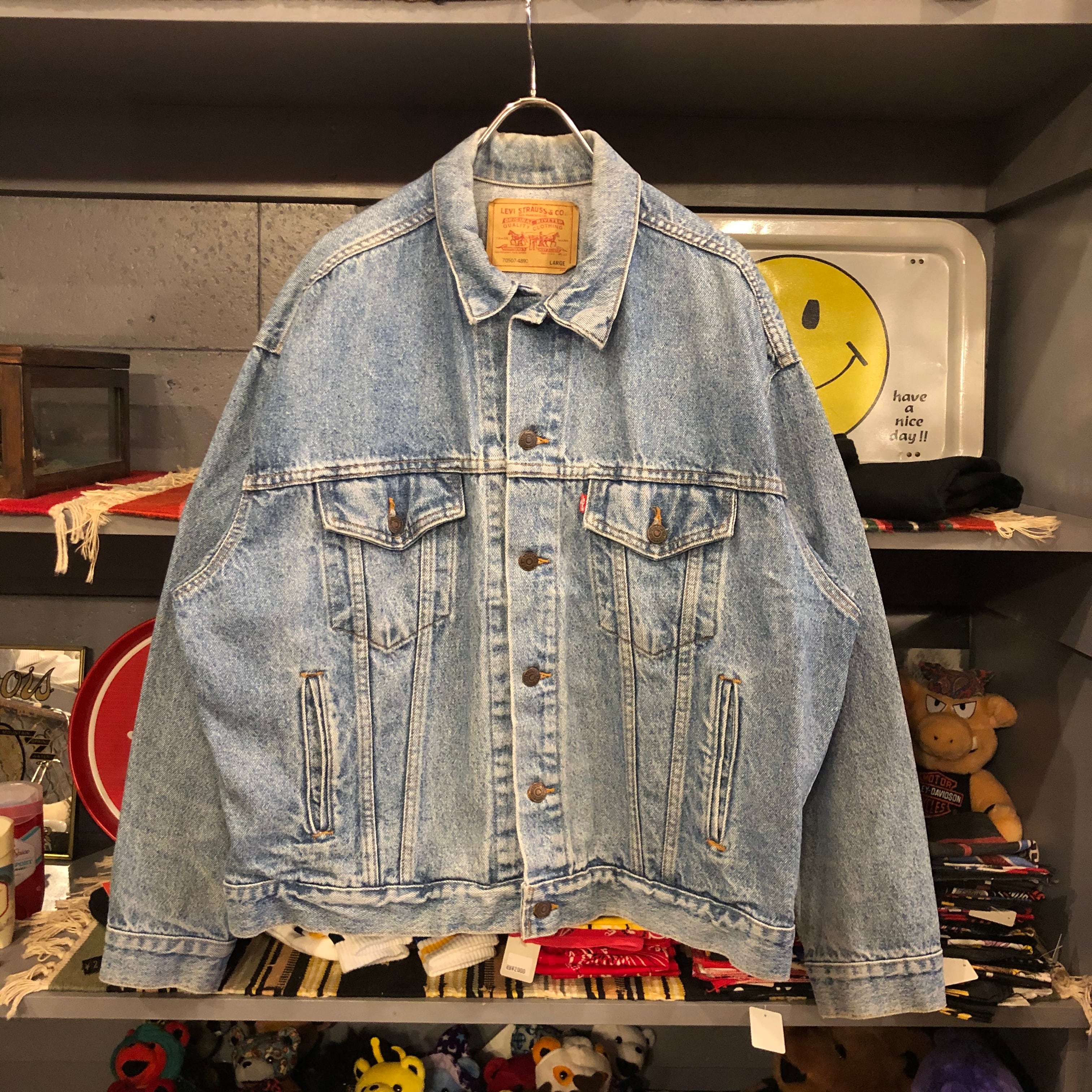 アート90s グラフィティLevi's 70507-4890 Denim Jacket