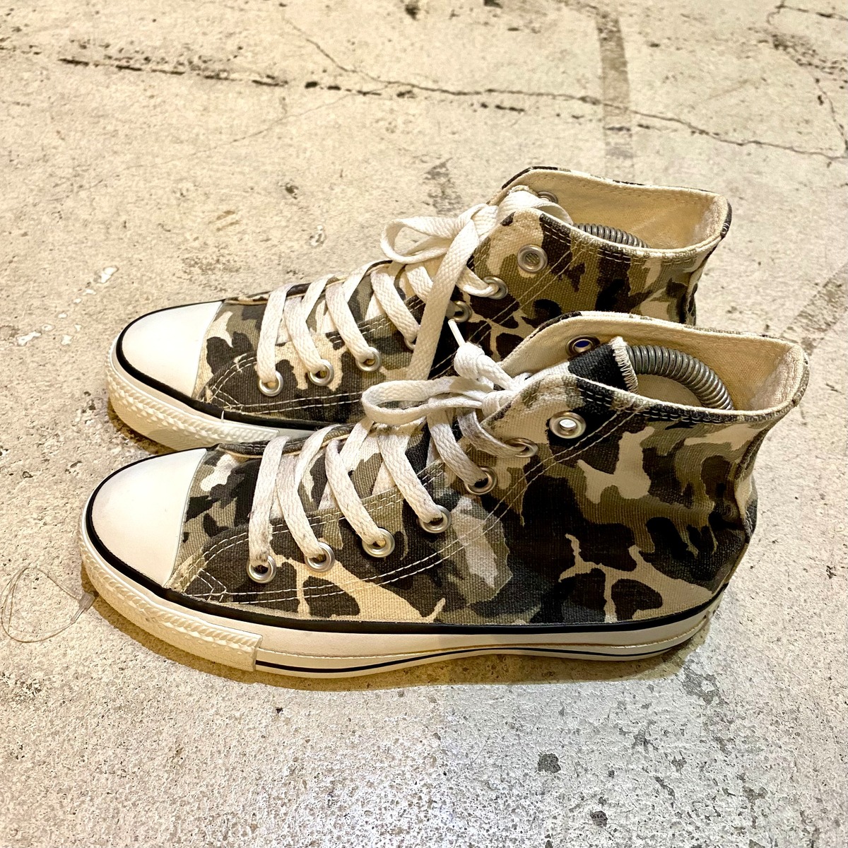 90s CONVERSE / コンバース USA製 カモ柄 ALL STAR HI サイズ3 1/2  