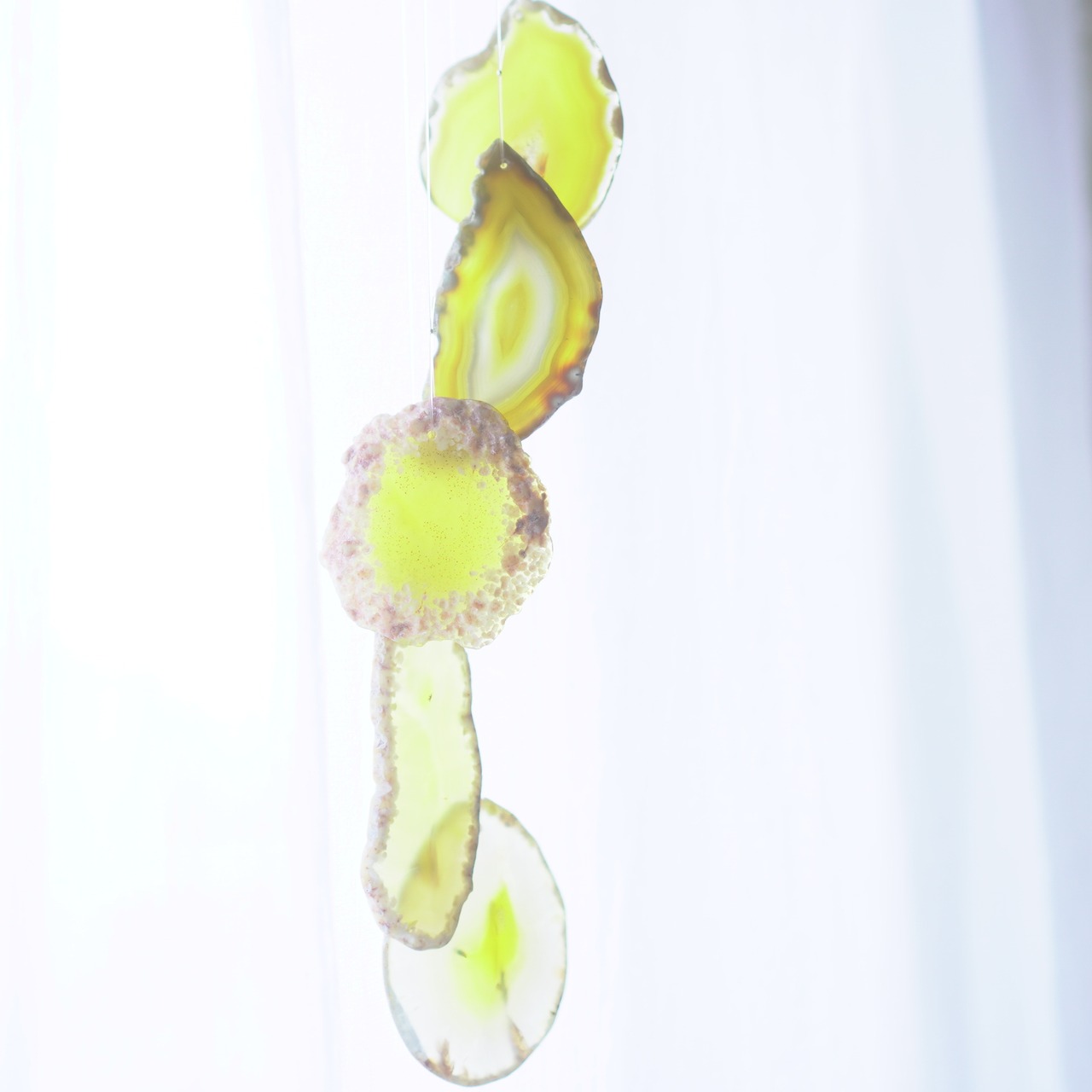 Dandelion 02 - アゲートヒーリングチャイム / Agate Sun Catcher Wind Chime 552