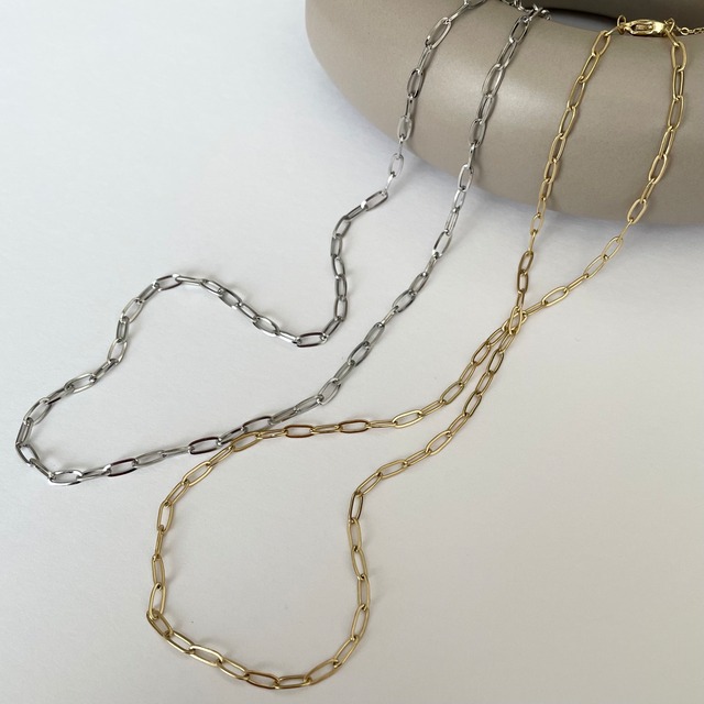 14KGP chain necklace （ネックレス／ステンレス／316L）