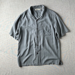 90's ISLAND REPUBLIC Silk Open Collar Shirt