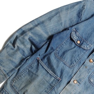 【before half century Vintages(ビフォーハーフセンチュリーヴィンテージ)】60's VINTAGE DENIM COVERALL  60年代ヴィンテージデ二ムカバーオール