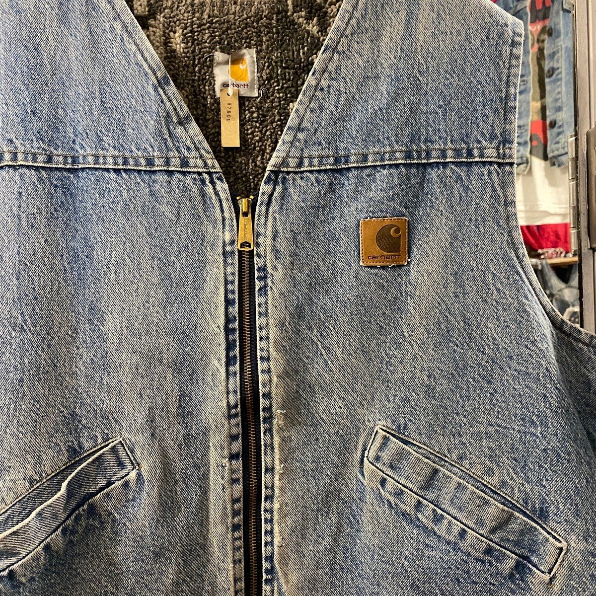 ビンテージ 90年代 カーハート デニムベスト | new&usedclothing 